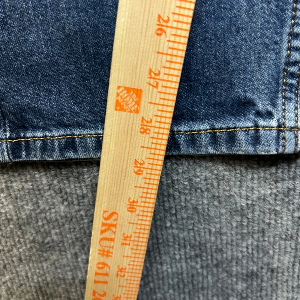 Levi's 505 Straight Jeans Men's Blue Denim Pockets Classic Zip Fly Y2K - 32X28.5